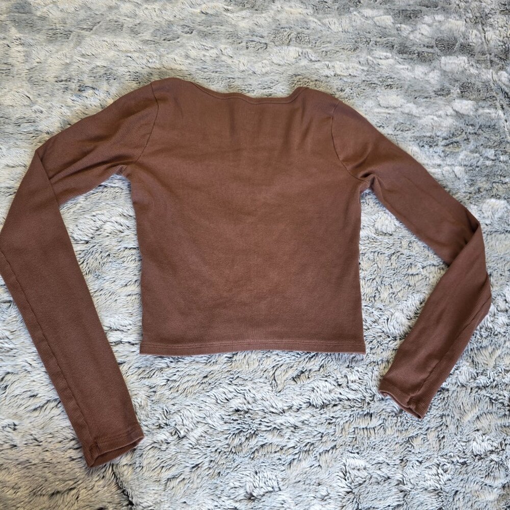 Brandy Melville long sleeve shirt Hollister long sleeve shirt S Small - Picture 12 of 12